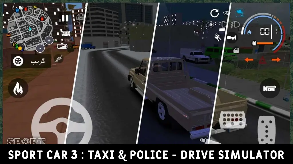 Sport Car 3 : Taxi & Police - Gameplay image of android game 4